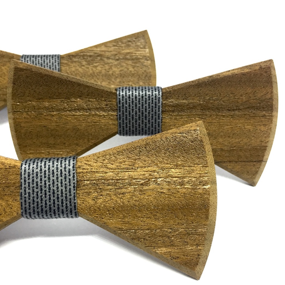 New Wooden Bow tie Elegant (Sapeli)